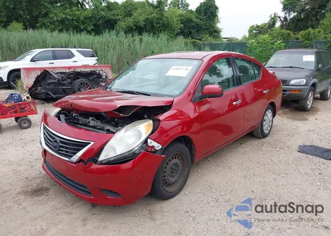 2014 Nissan Versa 1.6 Sv from USA, damaged, VIN 3N1CN7AP2EL843665